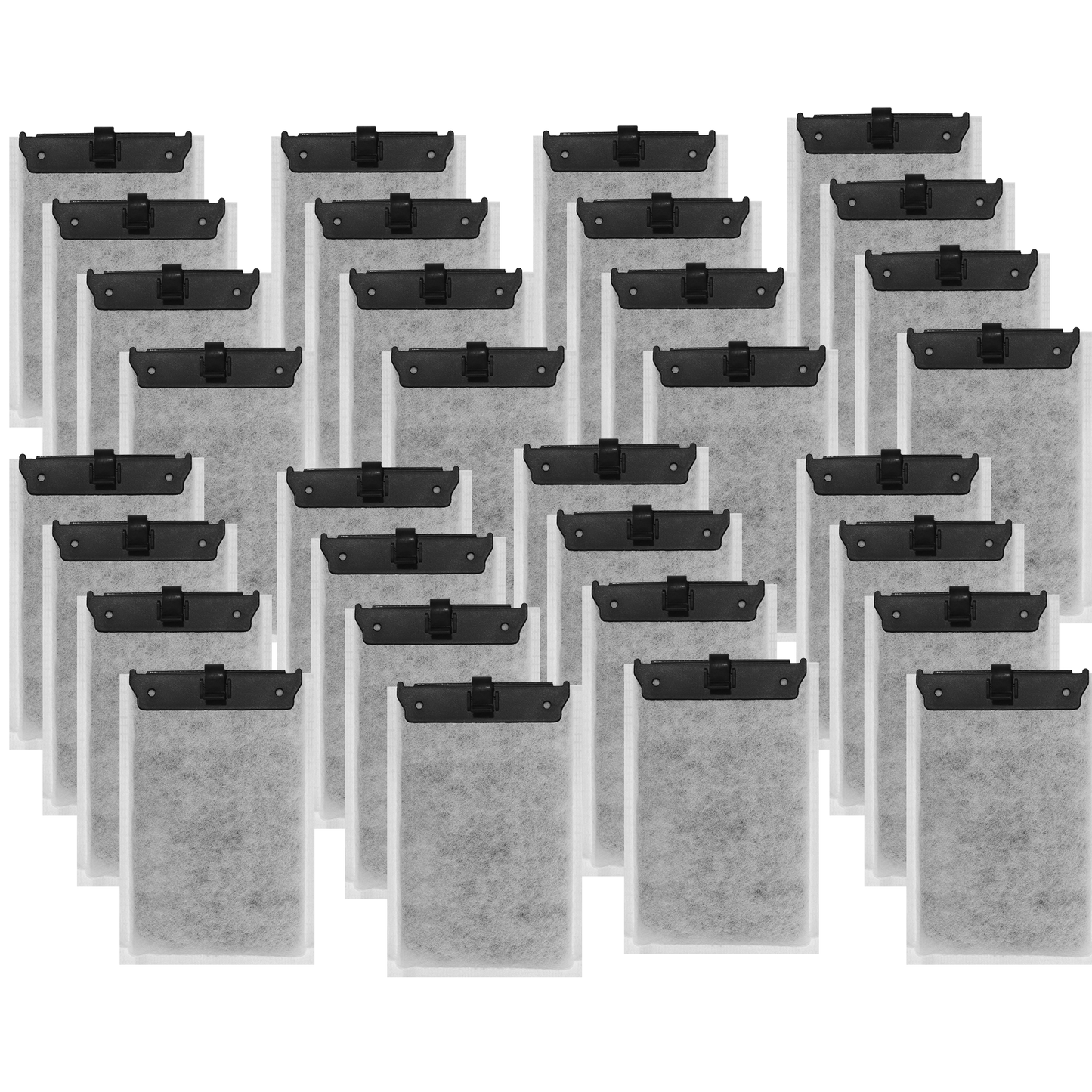 Medium Filter Cartridges Compatible with Whisper Bio-Bag Filters, Aquarium Replacement Filter Cartridges for Whisper 10i/IQ10/PF10 & ReptoFilter 20 Gallon (90 GPH), Activated Carbon Filter