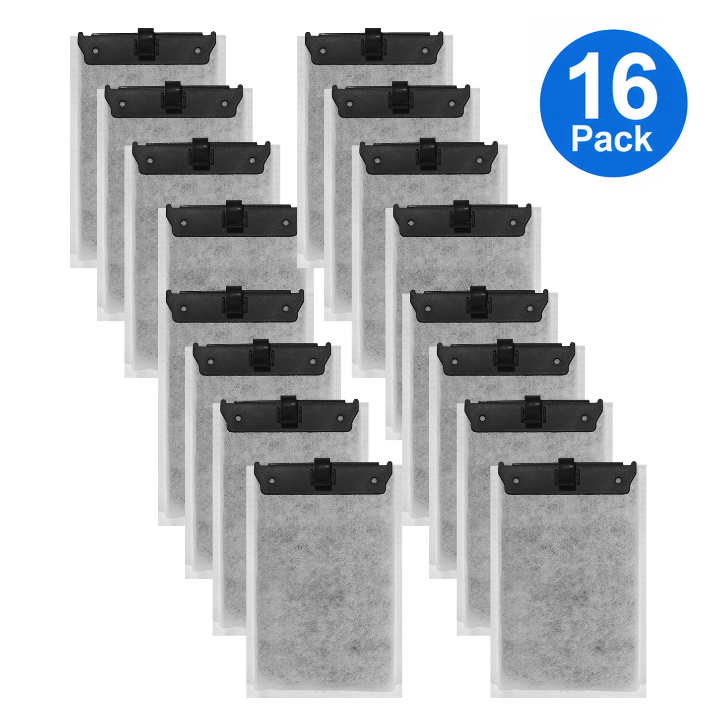 Medium Filter Cartridges Compatible with Whisper Bio-Bag Filters, Aquarium Replacement Filter Cartridges for Whisper 10i/IQ10/PF10 & ReptoFilter 20 Gallon (90 GPH), Activated Carbon Filter
