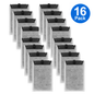 Medium Filter Cartridges Compatible with Whisper Bio-Bag Filters, Aquarium Replacement Filter Cartridges for Whisper 10i/IQ10/PF10 & ReptoFilter 20 Gallon (90 GPH), Activated Carbon Filter