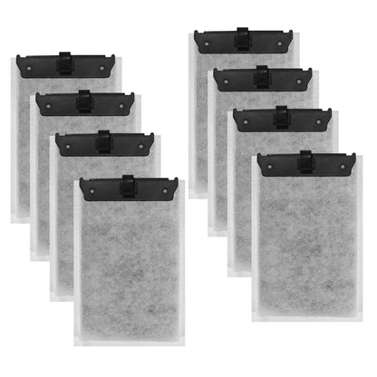 Medium Filter Cartridges Compatible with Whisper Bio-Bag Filters, Aquarium Replacement Filter Cartridges for Whisper 10i/IQ10/PF10 & ReptoFilter 20 Gallon (90 GPH), Activated Carbon Filter