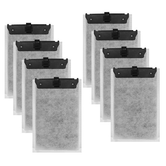 Medium Filter Cartridges Compatible with Whisper Bio-Bag Filters, Aquarium Replacement Filter Cartridges for Whisper 10i/IQ10/PF10 & ReptoFilter 20 Gallon (90 GPH), Activated Carbon Filter