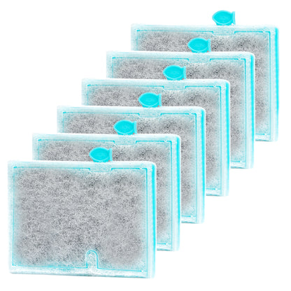 Small Aquarium Filter Cartridges Replacement Compatible with Aqueon QuietFlow E Series Internal Power Filter (Size 10) and 1/2.5/5 Gallon Minibow Aquarium Filters