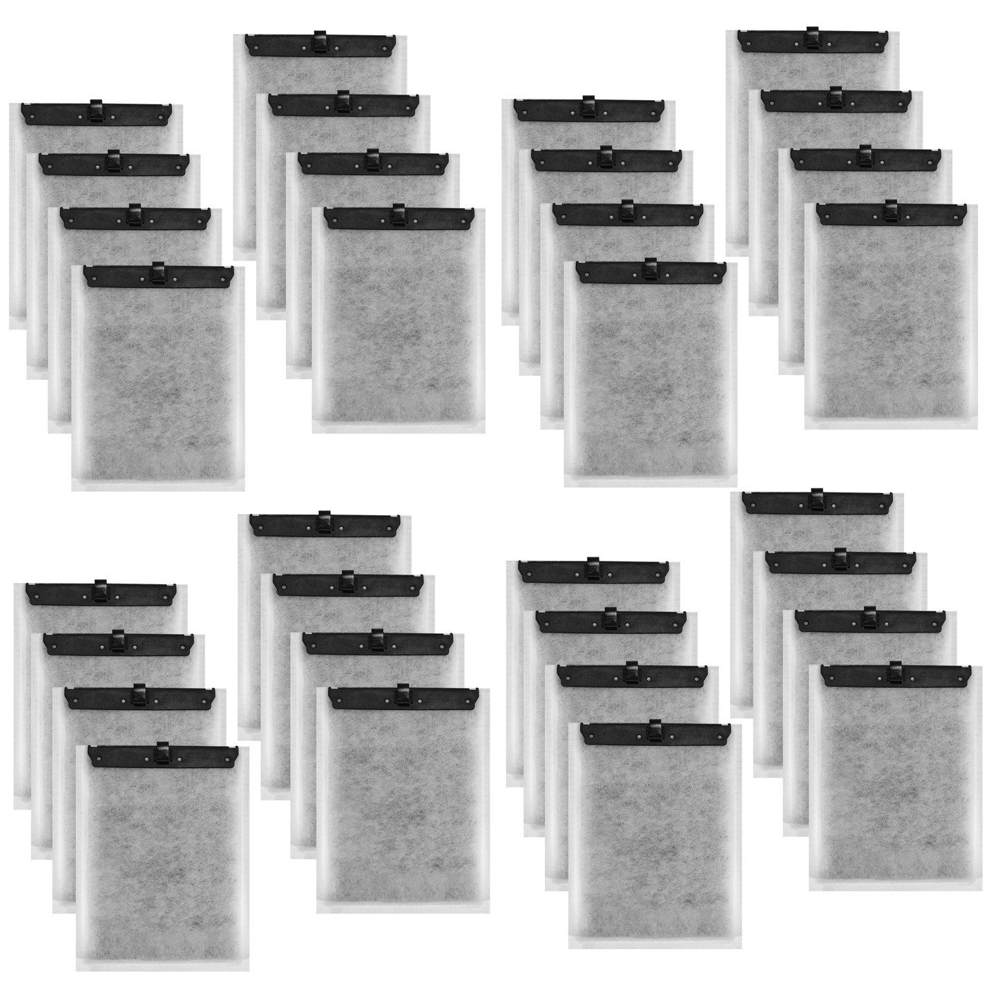Large Filter Cartridges Compatible with Tetra Whisper Bio-Bag Filters, Replacement Filters for Whisper 20i/40i/IQ20/30/45/60, PF20/30/40/60 & ReptoFilter, Aquarium Filter Cartridge with Activated Carbon
