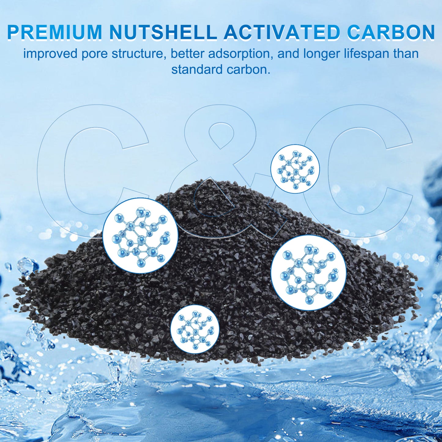 Small Aquarium Filter Cartridges Replacement Compatible with Aqueon QuietFlow E Series Internal Power Filter (Size 10) and 1/2.5/5 Gallon Minibow Aquarium Filters