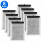 Large Filter Cartridges Compatible with Tetra Whisper Bio-Bag Filters, Replacement Filters for Whisper 20i/40i/IQ20/30/45/60, PF20/30/40/60 & ReptoFilter, Aquarium Filter Cartridge with Activated Carbon