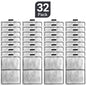 PF-L Carbon Filter Cartridges, 15-Pack Replacement Aquarium Filter Pads Compatible with PF20, PF30, PF40 and PF75 Power Filters, 6 x 4.5 Inch, 3-Layer Cotton and Activated Carbon Filtration
