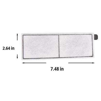 Filter Cartridges Compatible with Top Fin RF-L Filter, Aquarium Replacement Filter Cartridges for Top Fin Desktop Aquariums with Large Retreat Filter, 8 Pack