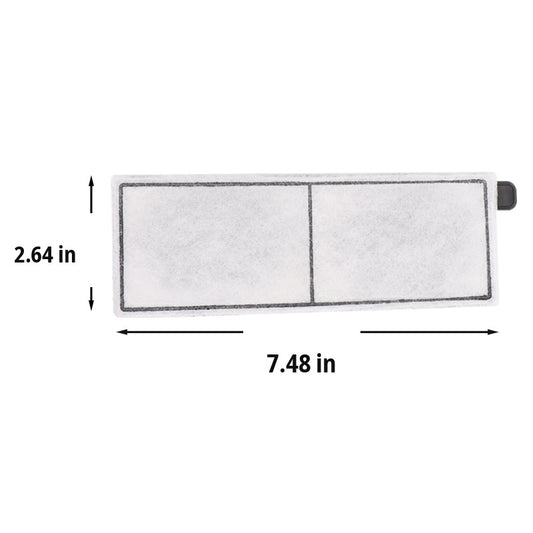 Filter Cartridges Compatible with Top Fin RF-L Filter, Aquarium Replacement Filter Cartridges for Top Fin Desktop Aquariums with Large Retreat Filter, 8 Pack