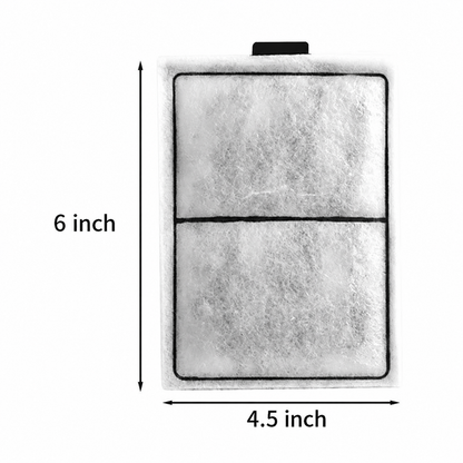 PF-L Carbon Filter Cartridges, 15-Pack Replacement Aquarium Filter Pads Compatible with PF20, PF30, PF40 and PF75 Power Filters, 6 x 4.5 Inch, 3-Layer Cotton and Activated Carbon Filtration